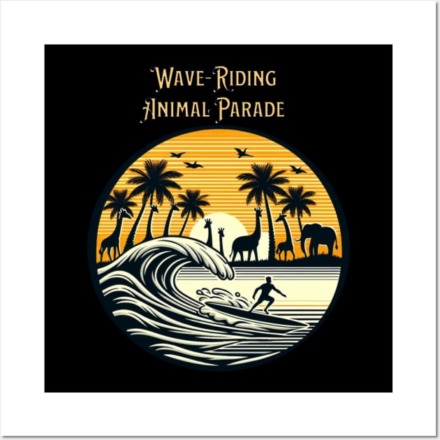 Sunset Surf Safari Wall Art by shipwrecked2020